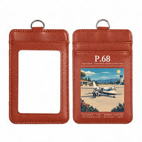 Thumbnail for Vulcanair P.68 - Poster - ID Card Holder - Light Brown