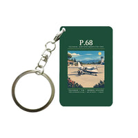 Thumbnail for Vulcanair P.68 - Poster - Key Chain - Dark Green