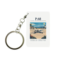 Thumbnail for Vulcanair P.68 - Poster - Key Chain - White