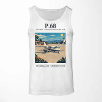Thumbnail for Vulcanair P.68 - Poster - Tank Top - White