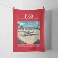 Thumbnail for Vulcanair P.68 - Poster - Towel - Red