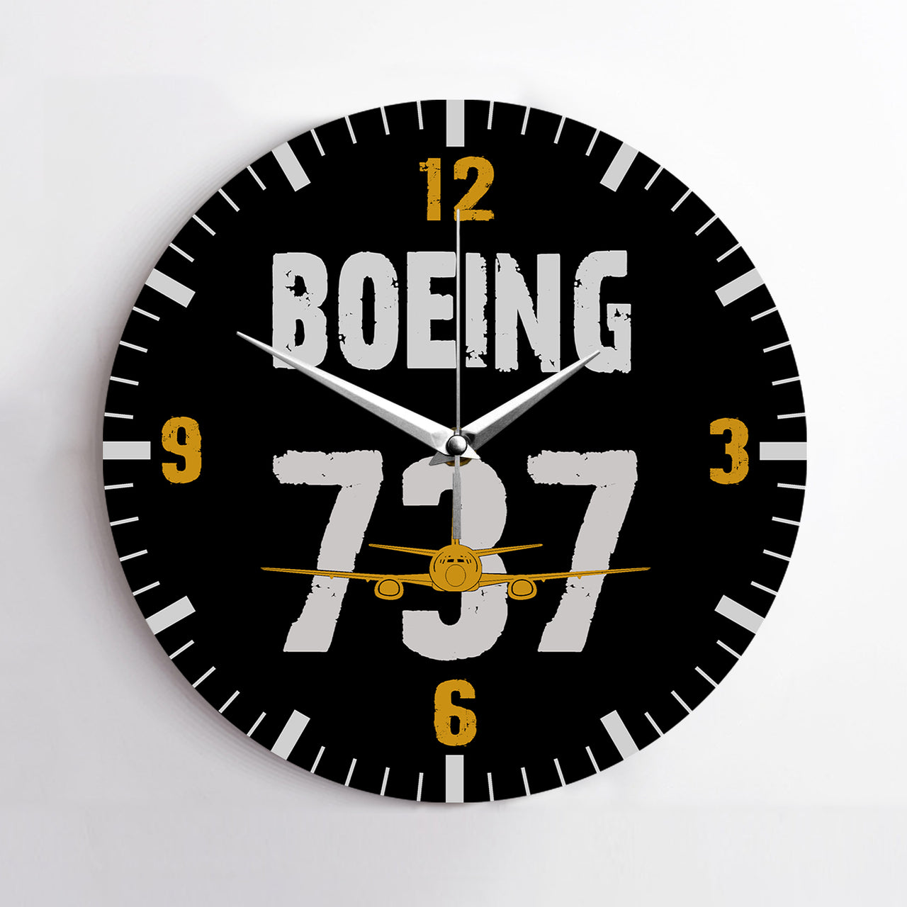 Boeing 737 Designed Designed Wall Clocks
