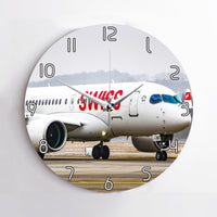 Thumbnail for Swiss Airlines Bombardier CS100 Printed Wall Clocks