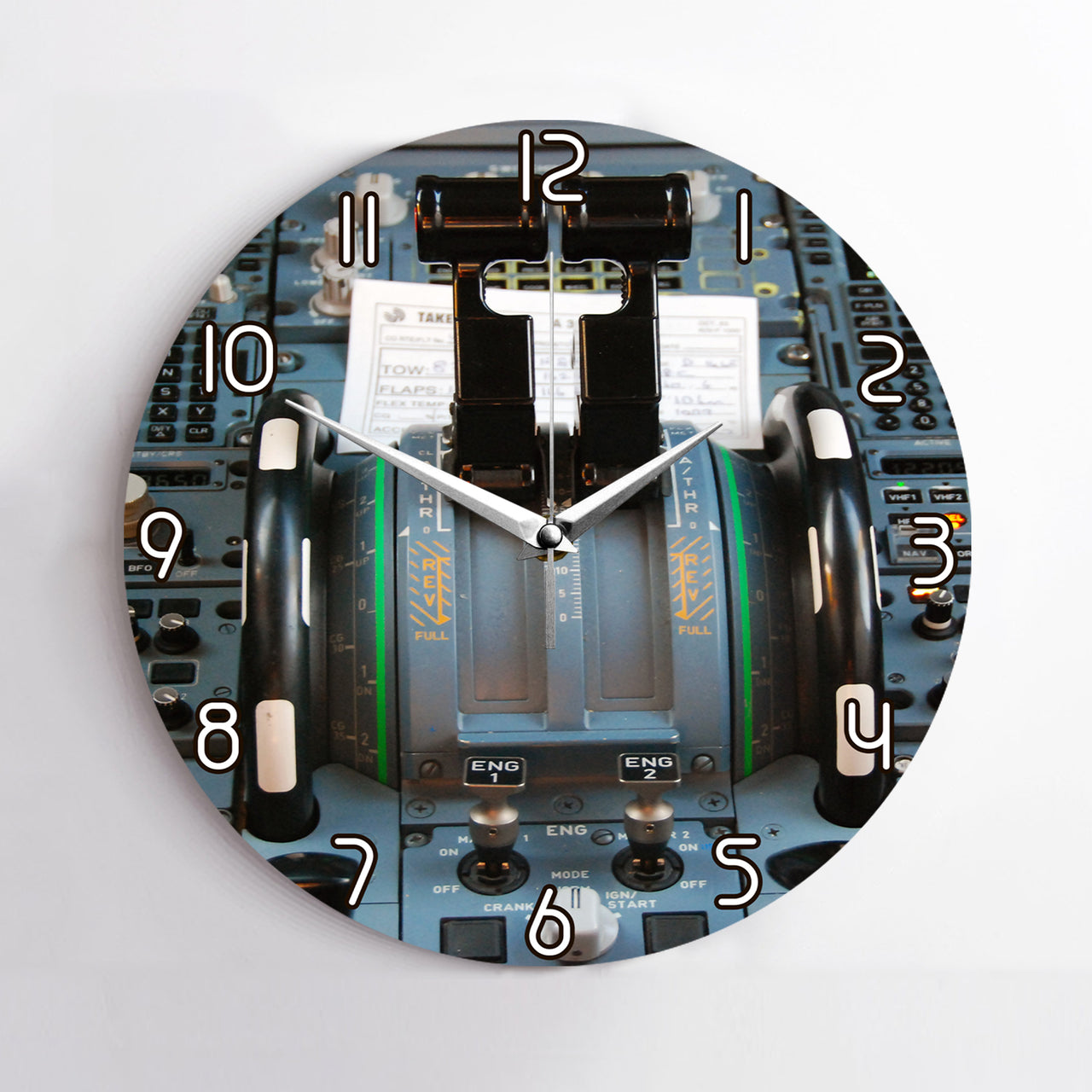 Airbus A320 Cockpit Designed Wall Clocks