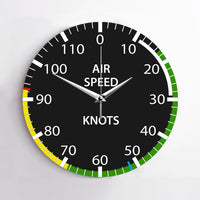Thumbnail for Airplane Instruments (Airspeed) Designed Wall Clocks