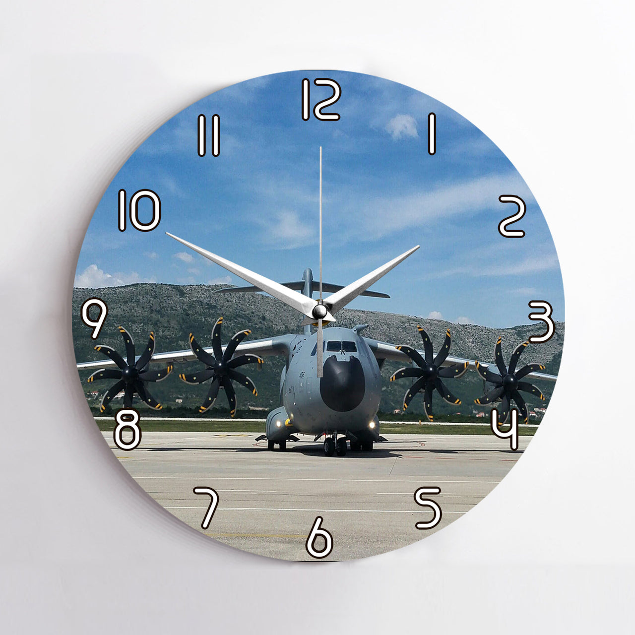 Face to Face with Airbus A400M Printed Wall Clocks