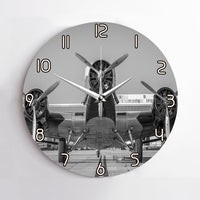 Thumbnail for Face to Face to 3 Engine Old Airplane Printed Wall Clocks