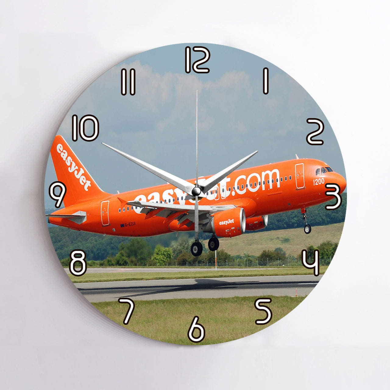 EasyJet's 200th Aircraft Printed Wall Clocks