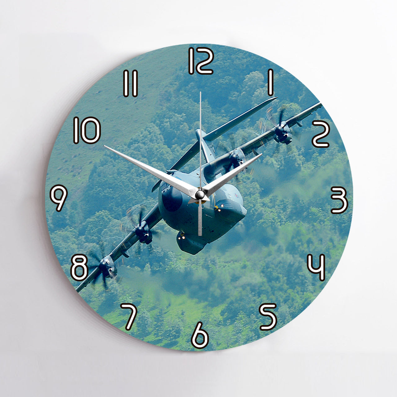 Cruising Airbus A400M Printed Wall Clocks