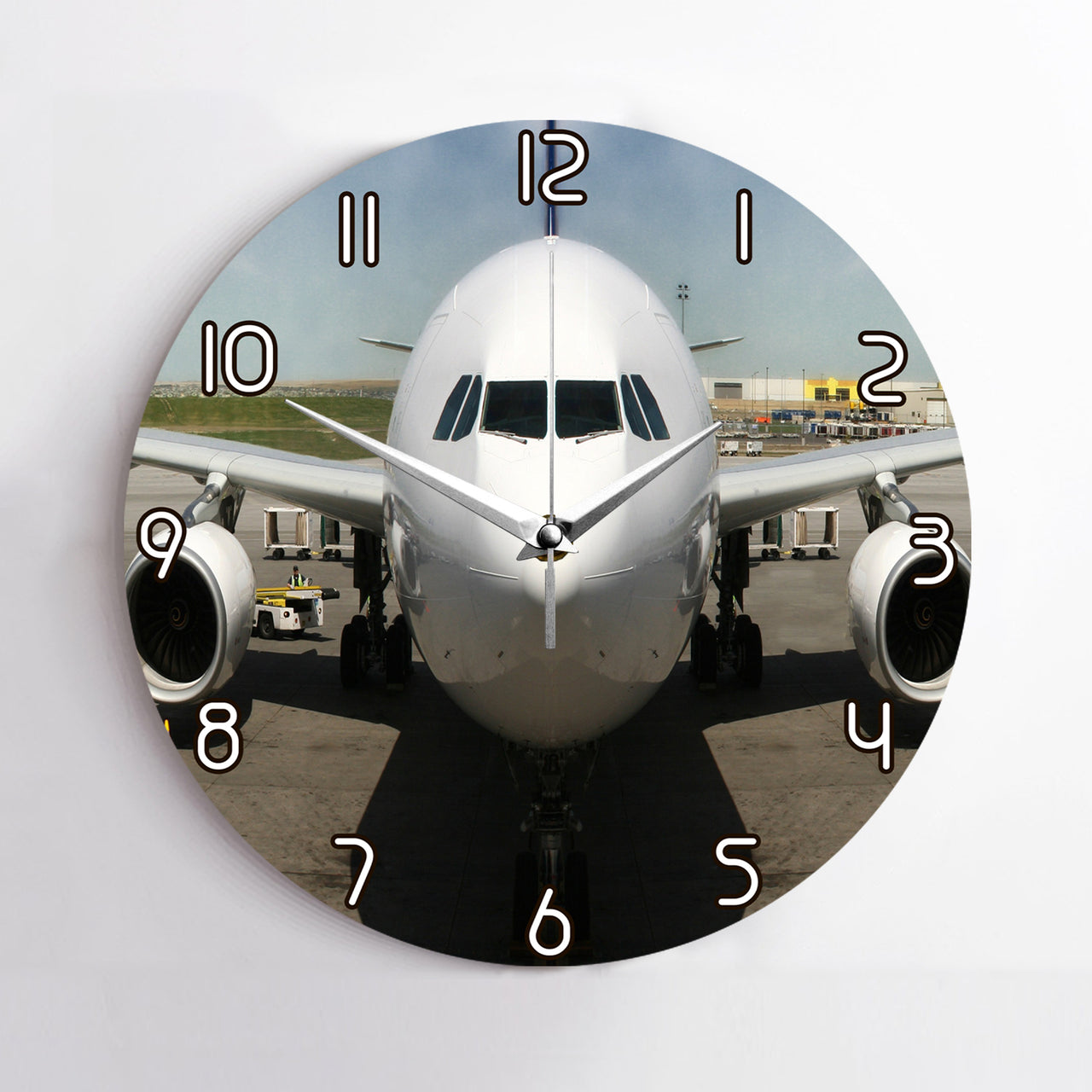 Face to Face with an Huge Airbus Printed Wall Clocks