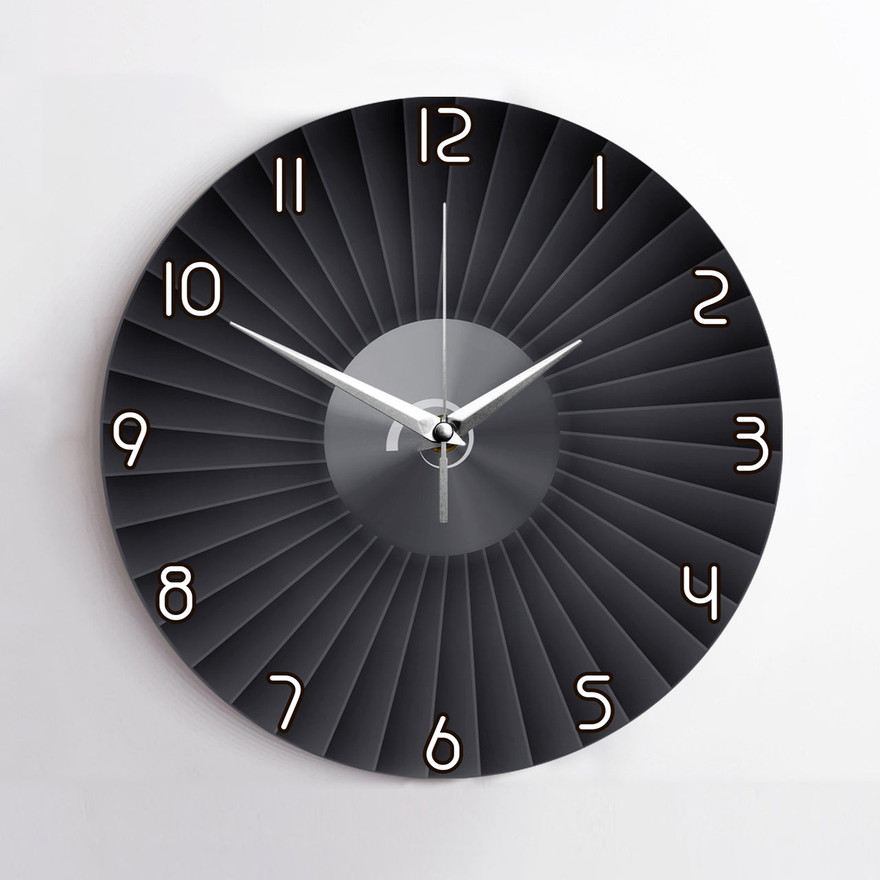 Jet Engine Designed Designed Wall Clocks