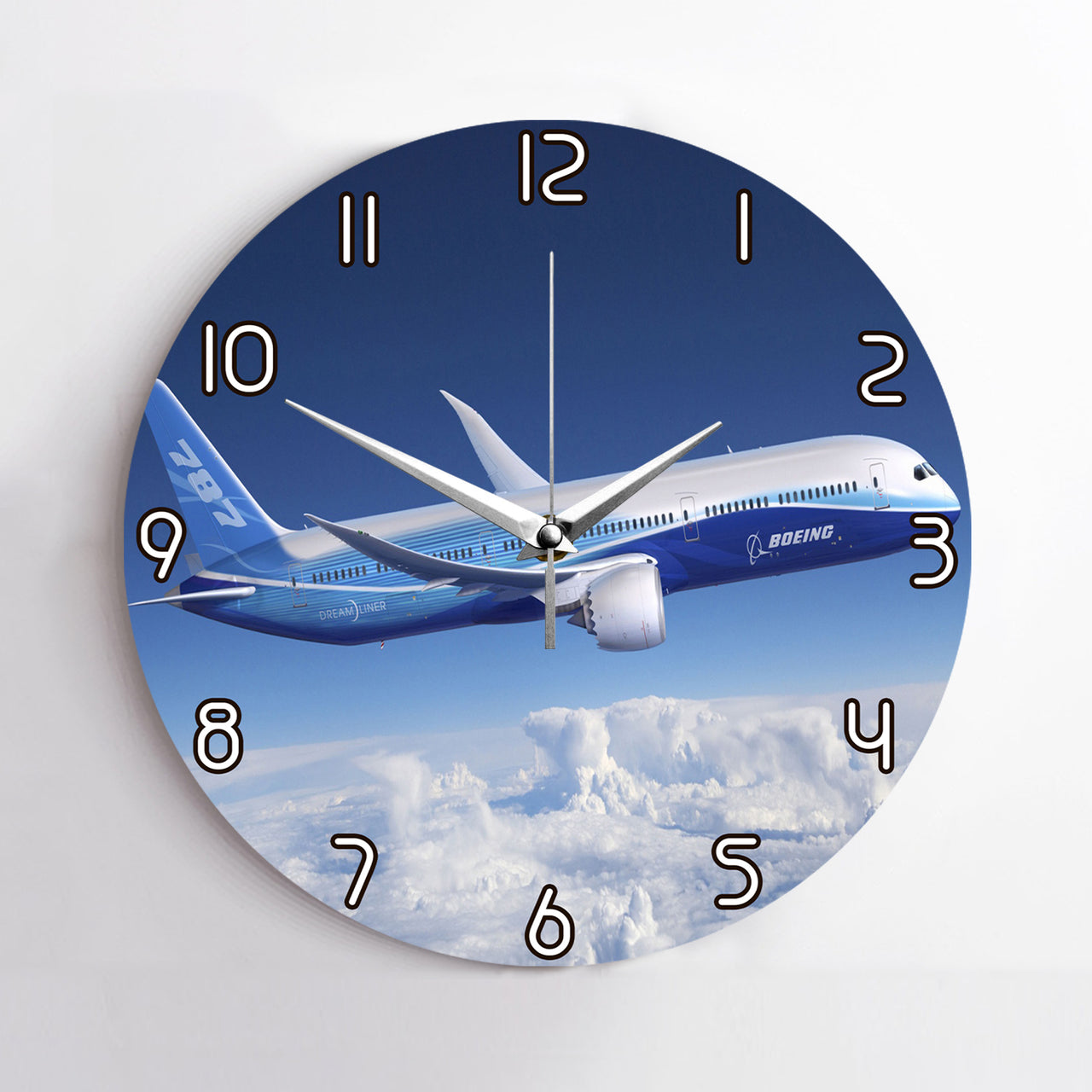Boeing 787 Dreamliner Printed Wall Clocks