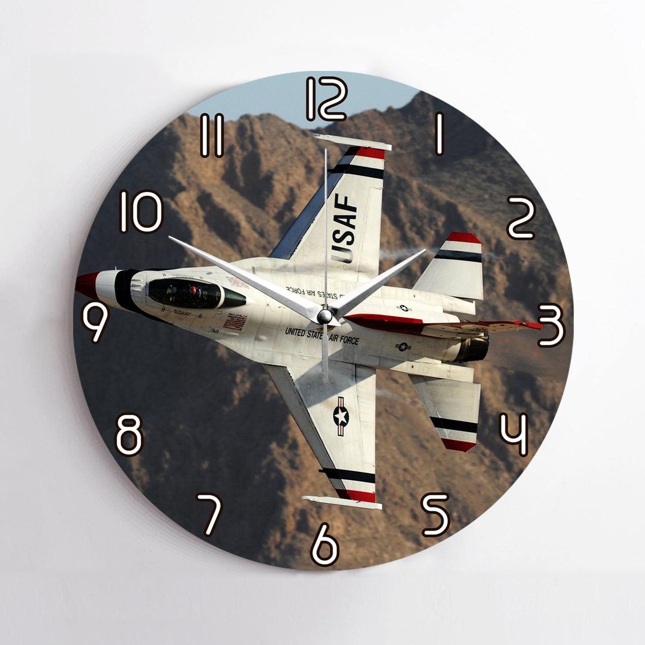 Amazing Show by Fighting Falcon F16 Printed Wall Clocks