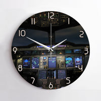 Thumbnail for Airbus A380 Cockpit Printed Wall Clocks