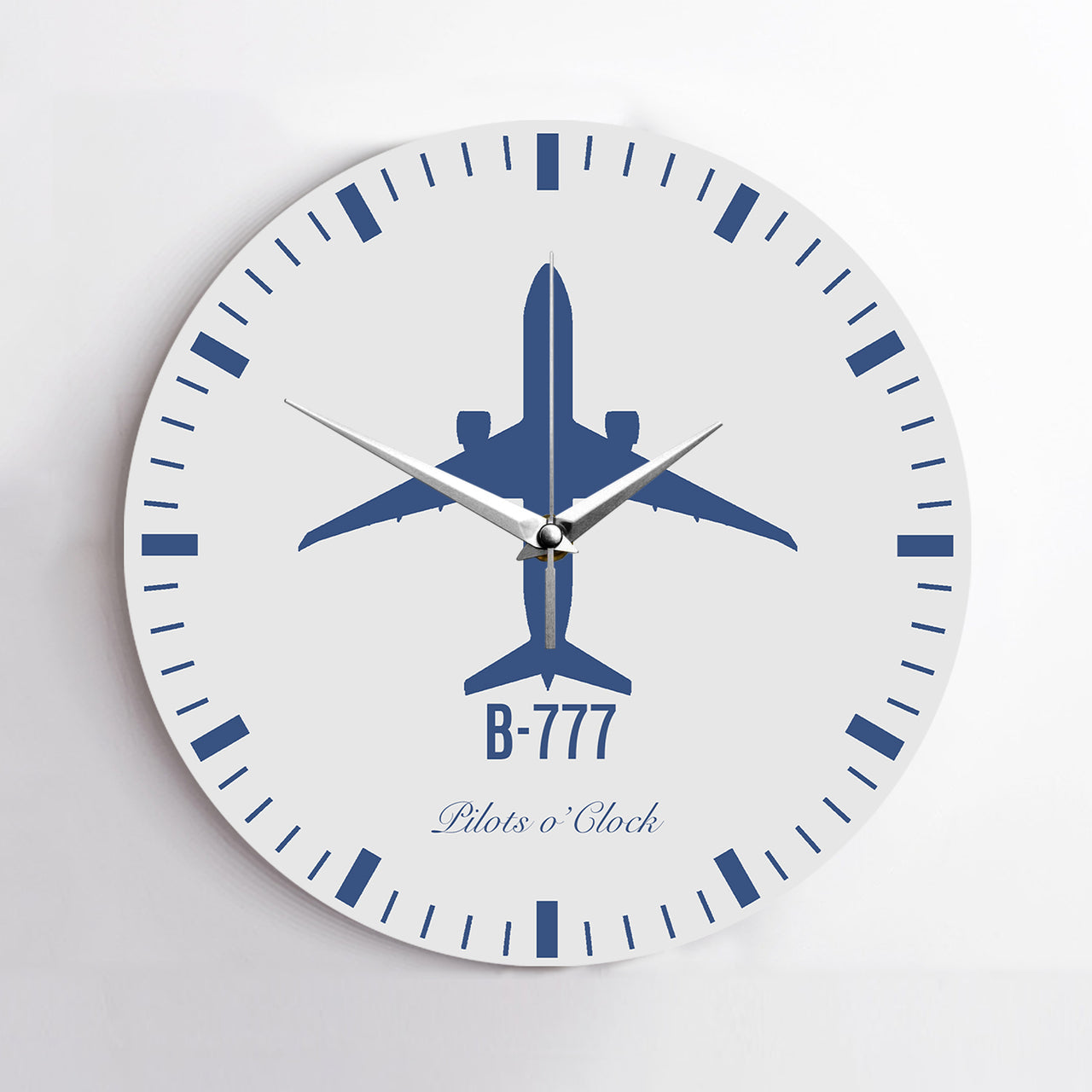 Boeing 777 Printed Wall Clocks