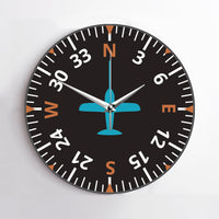 Thumbnail for Airplane Instruments (Heading2) Designed Wall Clocks