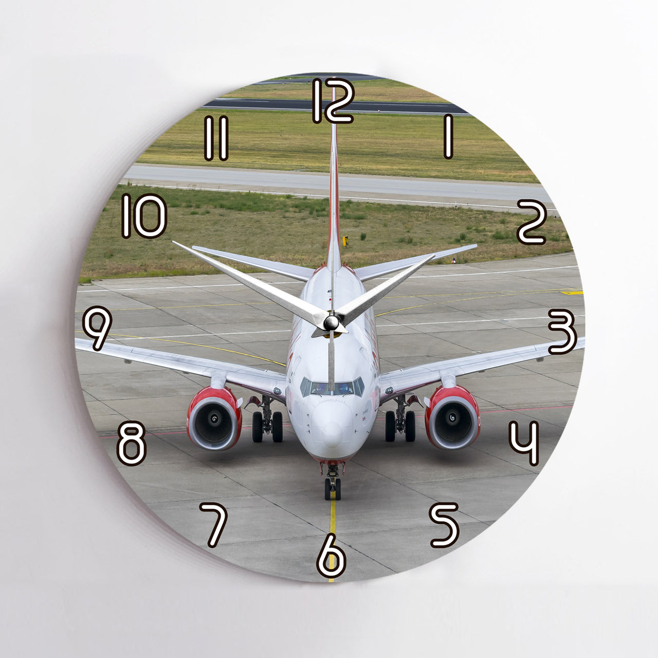 Face to Face with Boeing 737 Printed Wall Clocks