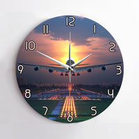 Thumbnail for Super Boeing 747 Landing During Sunset Printed Wall Clocks