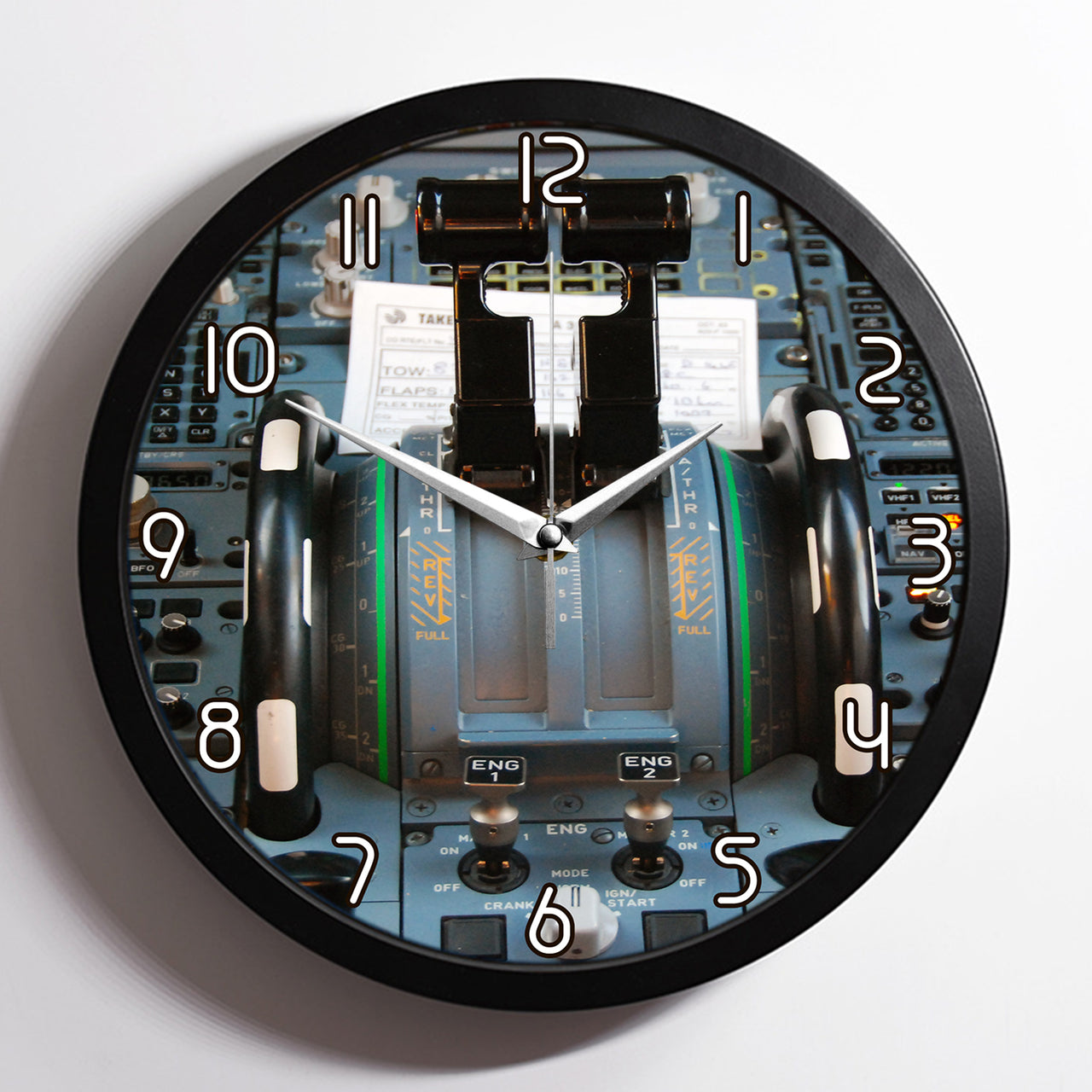 Airbus A320 Cockpit Designed Wall Clocks