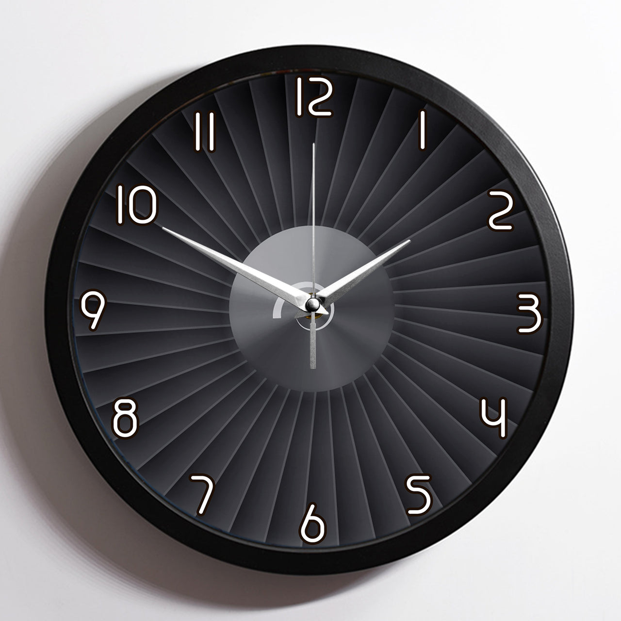 Jet Engine Designed Designed Wall Clocks