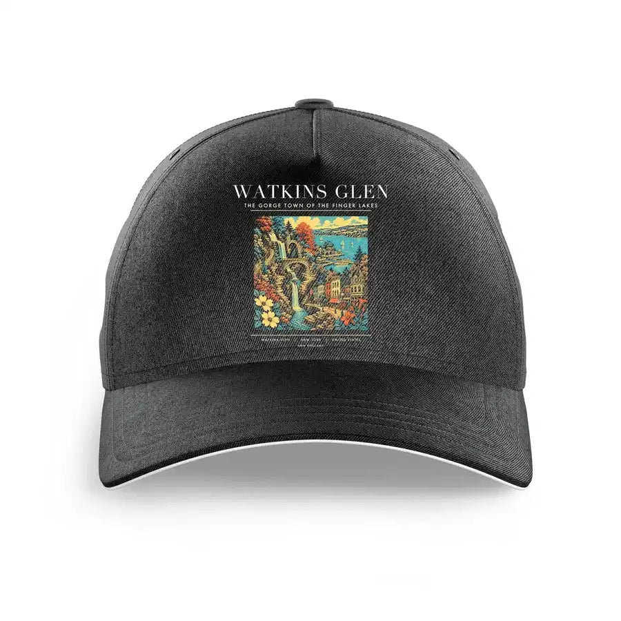 WATKINS GLEN - Poster - Hat - Black