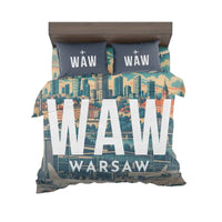 Thumbnail for Warsaw Chopin Airport (WAW) Bedding Sets & Blankets - Bedding Set - Scene