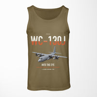Thumbnail for WC-130J Hurricane Hunter design on green army tank top