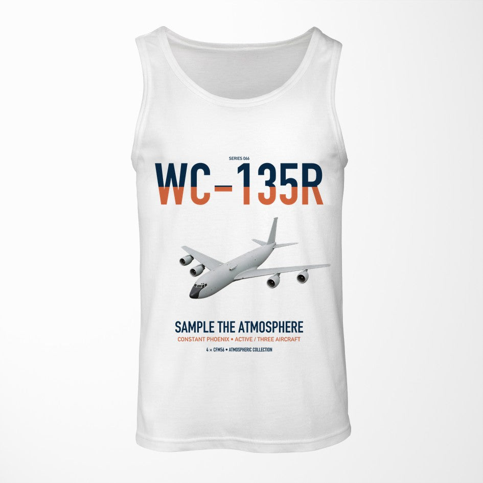 WC-135R Constant Phoenix design on white tank top