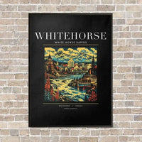 Thumbnail for WHITEHORSE - Poster - Canvas Framed - Black