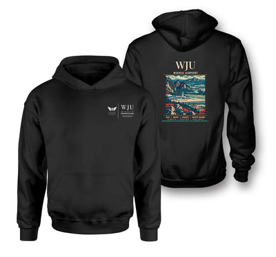 WJU - Poster - Double-Side Hoodie - Black