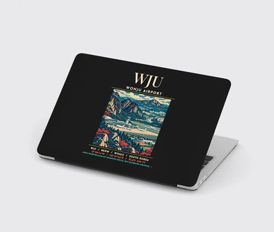 WJU - Poster - MacBook Case - Black