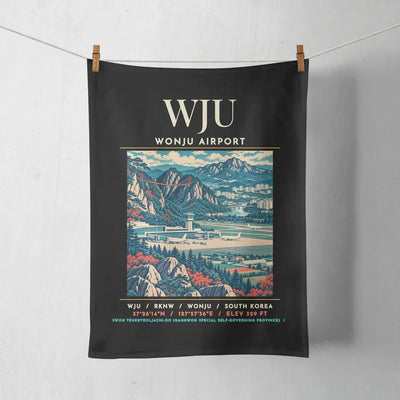 WJU - Poster - Towel - Black