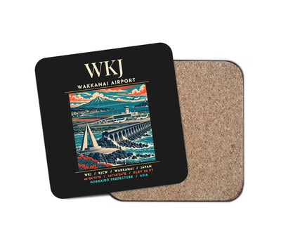 WKJ - Poster - Coaster - Black