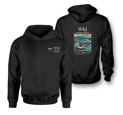 WKJ - Poster - Double-Side Hoodie - Black