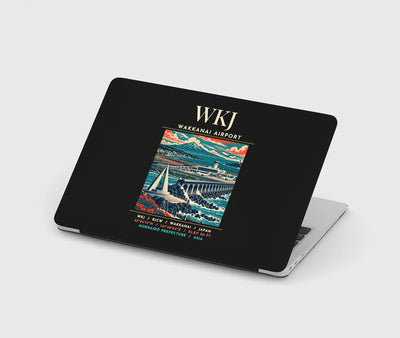 WKJ - Poster - MacBook Case - Black