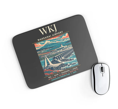 WKJ - Poster - Mouse Pad - Black