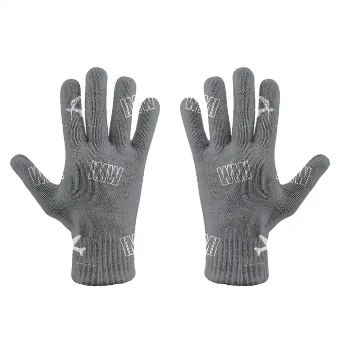 Warsaw Modlin Airport (WMI) Gloves - Gloves - Full - Pattern - Gray