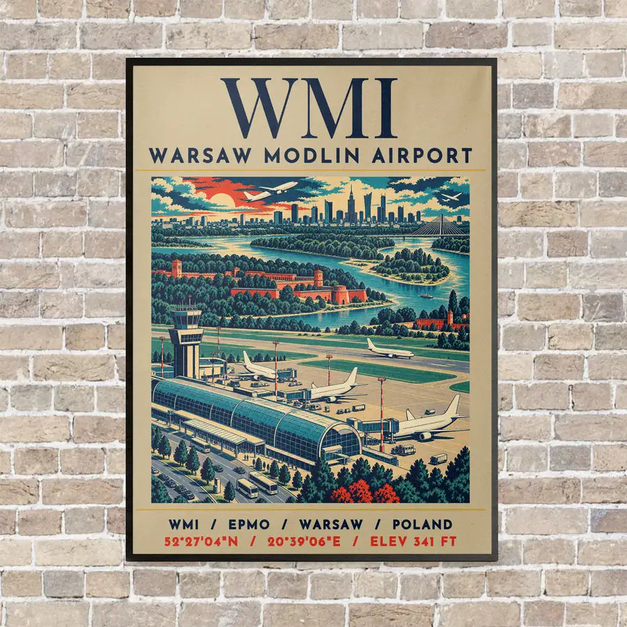 WMI - Poster - Canvas Framed - Beige