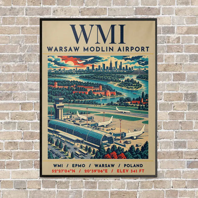 WMI - Poster - Canvas Framed - Beige