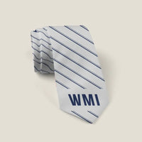 Thumbnail for Warsaw Modlin Airport (WMI) Ties - Tie - Stripe - Light Gray
