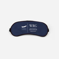 Thumbnail for Wrangell Airport (WRG) Sleep Masks - Sleep Mask - Front - Navy Blue