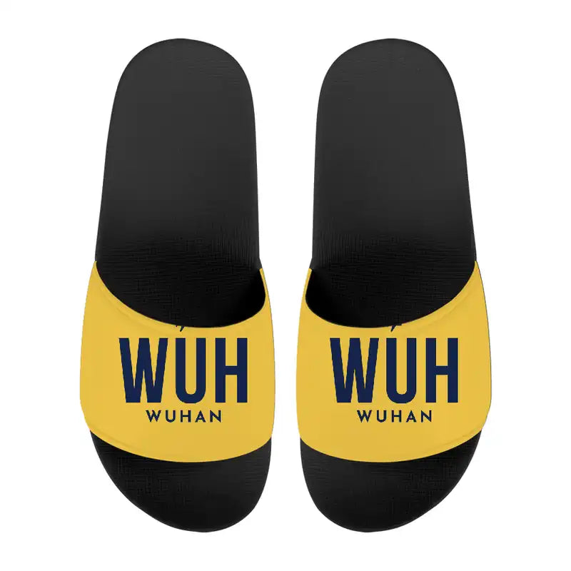 Wuhan Tianhe International Airport (WUH) Slippers & Flip Flops - Slippers - Sport - Code - Yellow
