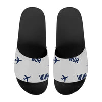 Thumbnail for Wuhan Tianhe International Airport (WUH) Slippers & Flip Flops - Slippers - Sport - Pattern - Light Gray