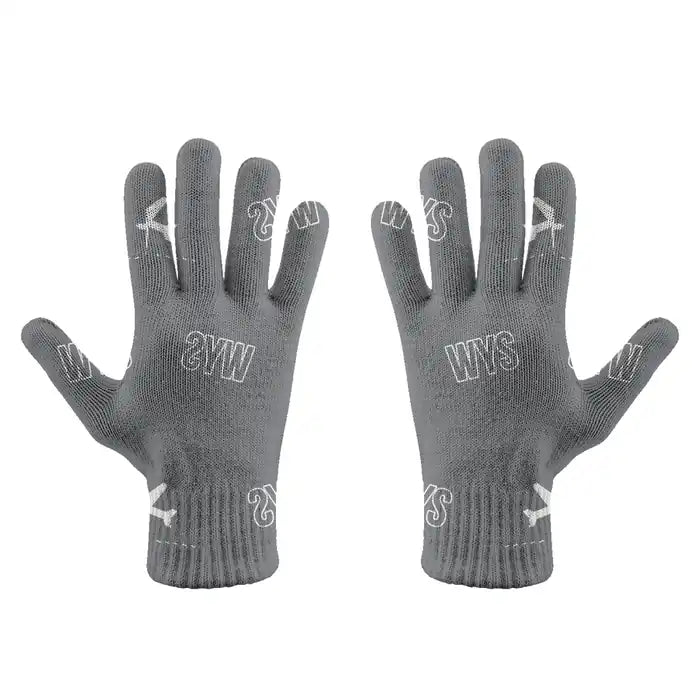 West Yellowstone Airport (WYS) Gloves - Gloves - Full - Pattern - Gray