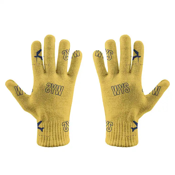 West Yellowstone Airport (WYS) Gloves - Gloves - Full - Pattern - Yellow