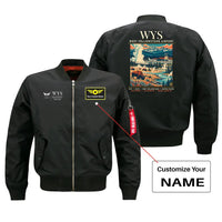 Thumbnail for WYS - Poster - Bomber Jacket - Black + NAME