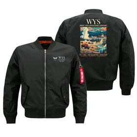 West Yellowstone Airport (WYS) Bomber Jacket