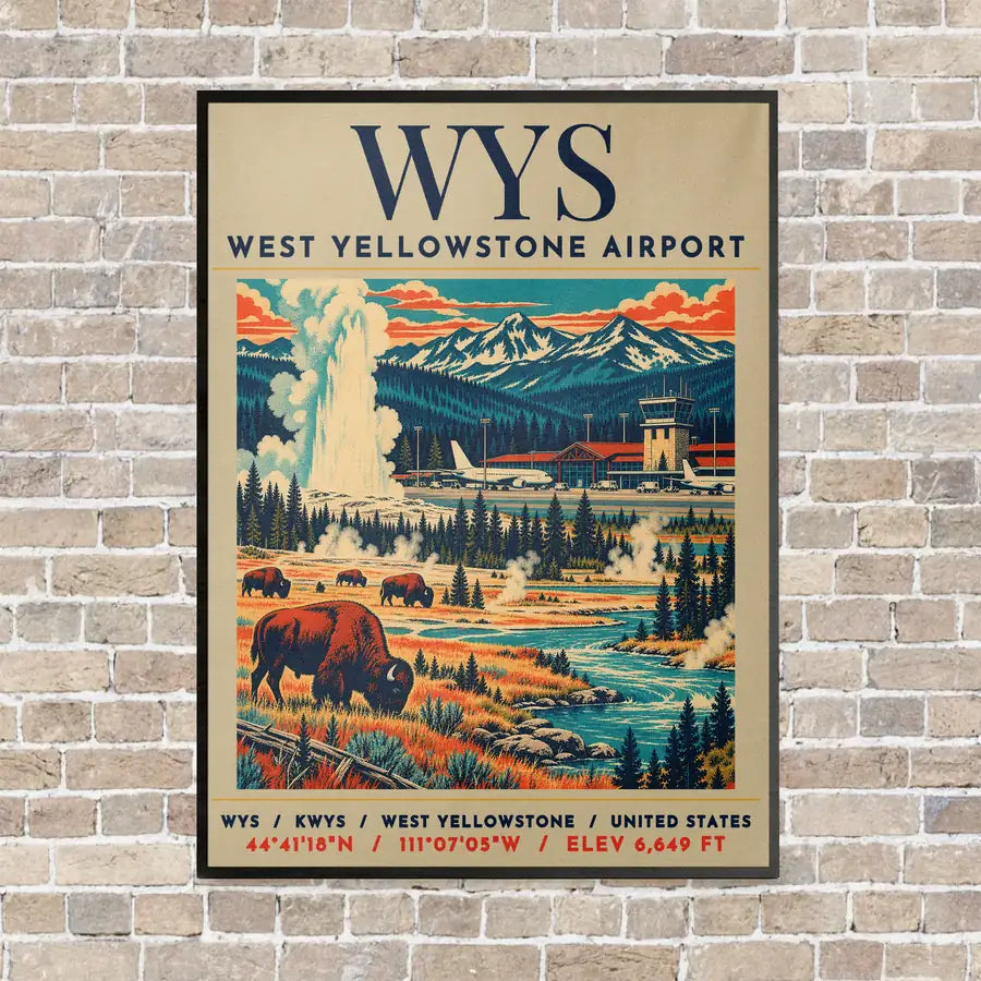 WYS - Poster - Canvas Framed - Beige