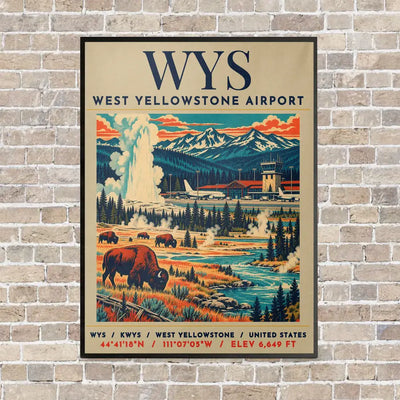WYS - Poster - Canvas Framed - Beige
