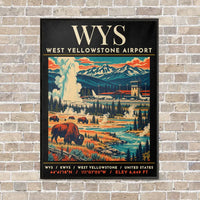 Thumbnail for WYS - Poster - Canvas Framed - Black